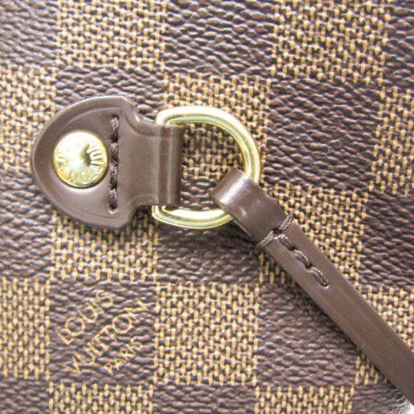 LOUIS VUITTON Brown Damier Neverfull MM Tote Bag - Picture 8 of 16